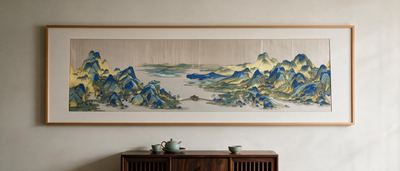 Shu-Brocade A Thousand Li of Rivers and Mountains・Iconic Song-Dynasty Silk Scroll