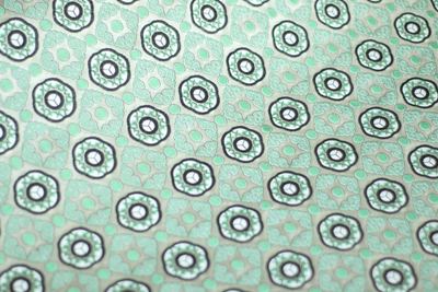 Pale Green Circular Pattern Shu Brocade