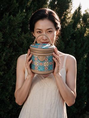 Silk-Road Blooms Woven in Brocade