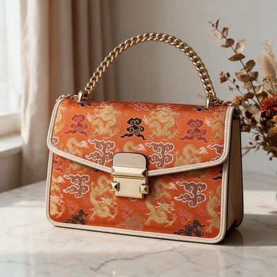 Dragon-Cloud Brocade, Auspicious Splendor (22 × 17 cm)